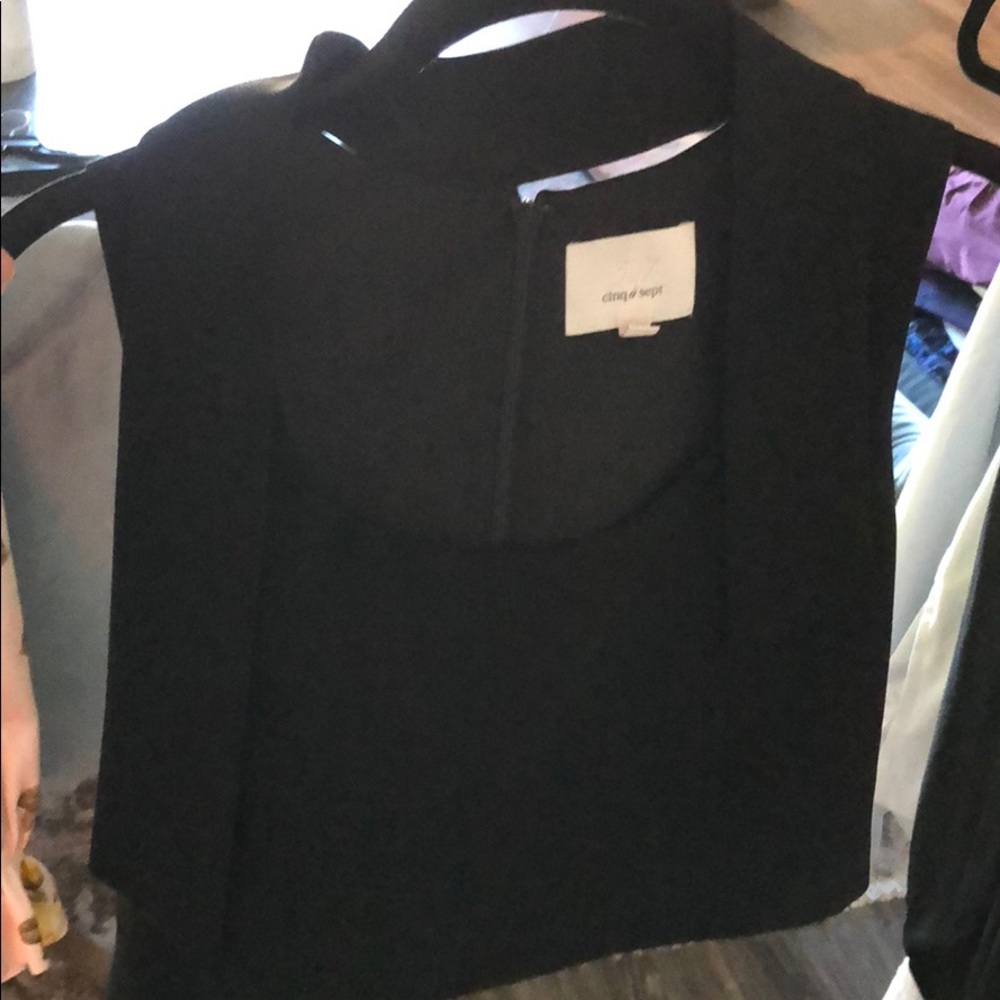 Cinq á sept cropped top